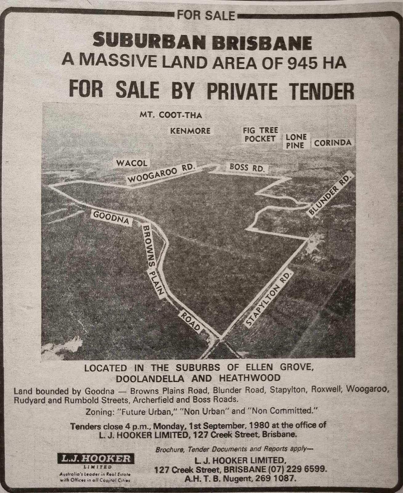 Aerial ad. Source: Financial Review, March 14 1980.